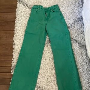 Zara Green Women Jeans